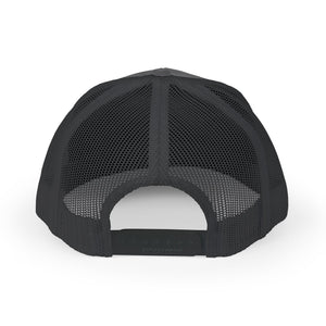 Embroidered Snapback Mesh Trucker Cap