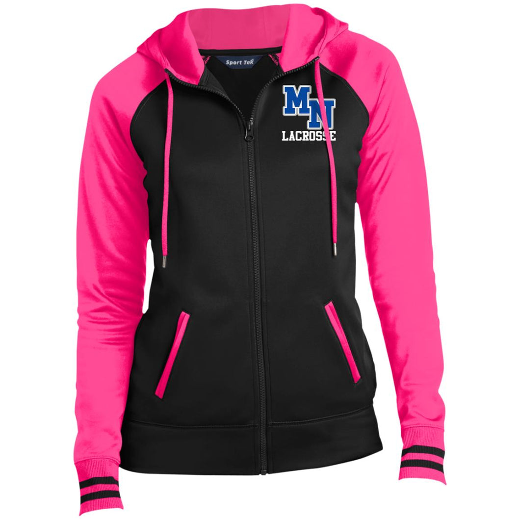 Sports Tek Ladies' Sport-Wick® Full-Zip Hooded Jacket