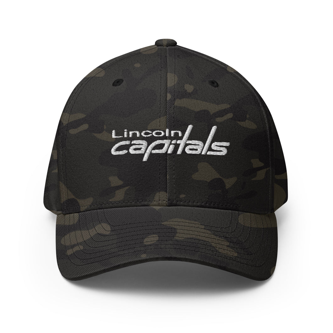 Capitals Embroidered Flexfit Structured Cap