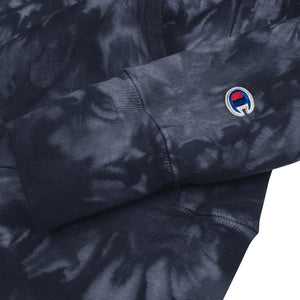 Champion Embroidered Tie-Dye Hoodie