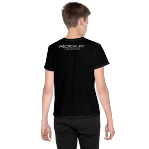 Rogue Lax Large Logo - Youth Performance T-Shirt