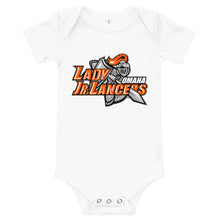 Load image into Gallery viewer, Team Logo Baby short sleeve one piece
